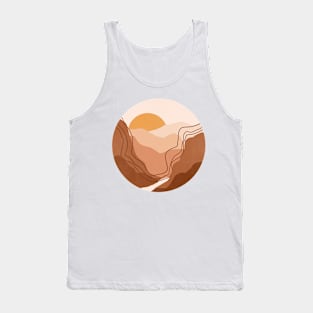 Abstract Sunset Painting 3.11 Tank Top